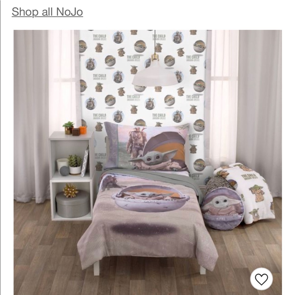 Toddler Yoda comforter set